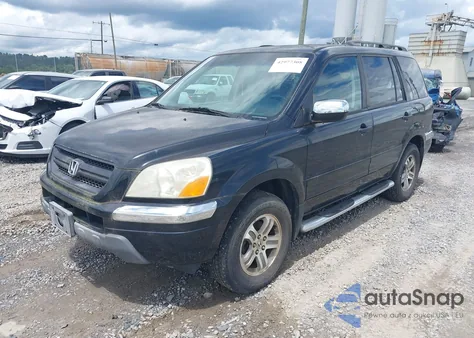 2003 Honda Pilot Ex-L from USA, damaged, VIN 2HKYF18503H557716